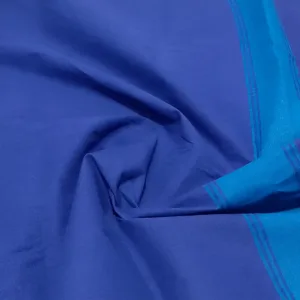 Classical Dance Practice Saree(R Blue With A Blue&Gold Rudrakshi) 01