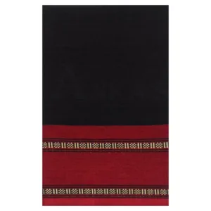 Classical Dance Practice Saree(Black With Red And White Rudhraksha)
