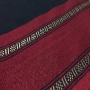 Classical Dance Practice Saree(Black With Red And White Rudhraksha)